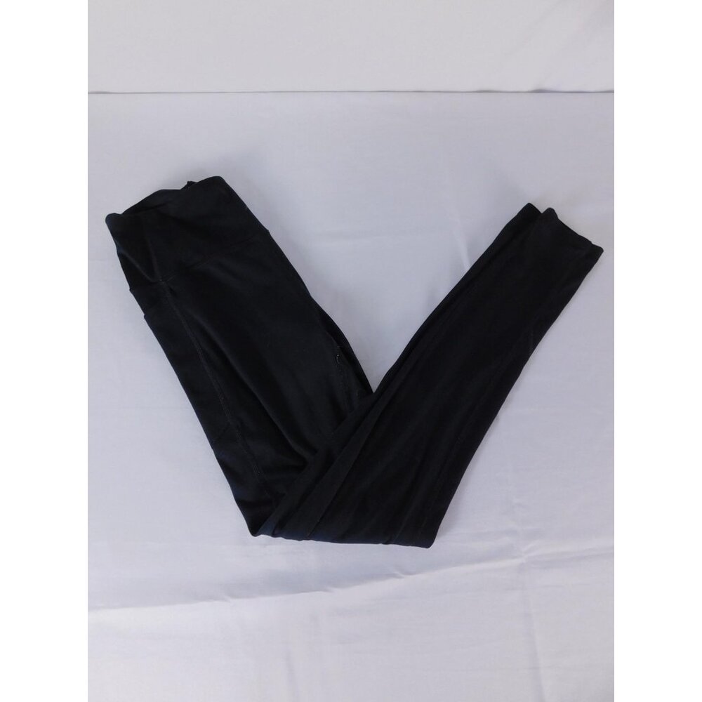Victoria's Secret Leggings Womens Small Black Ankle Knit Stretch Yoga Gym Pants